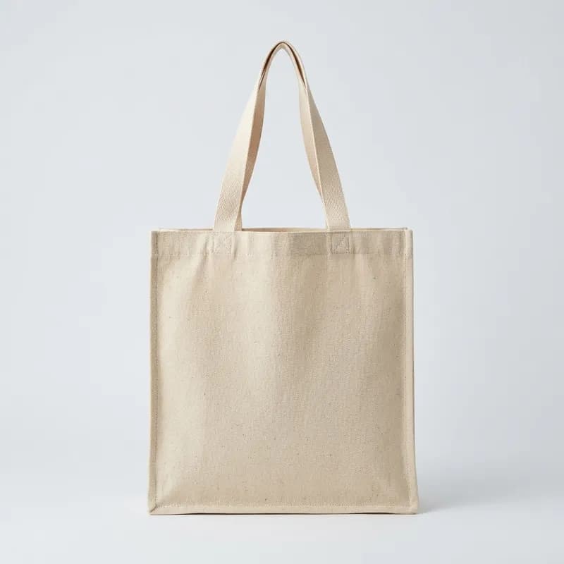 Túi Tote Canvas Quai Dẹp In Lụa 1 Màu 280 GSM